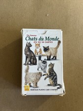 Jeu De Cartes Chat Du Monde  Tres Bon État