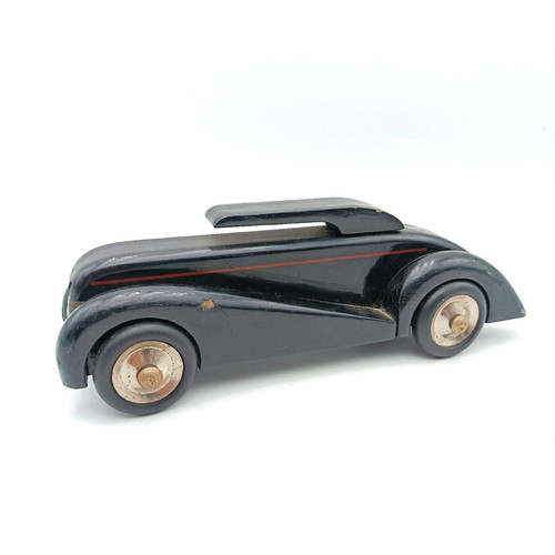 Jouet bois voiture noire - jouet,