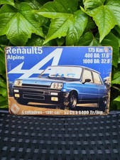 Plaque métal Renault 5 Alpine