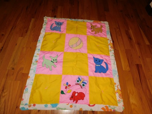 Cat and dog applique baby - applique,