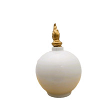 Pot céramique blanc avec - blanc,