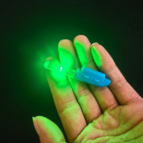 Canne pêche led tricolore - canne,