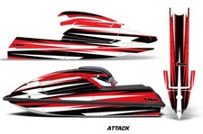 Autocollants Graphiques Pour Jet Ski Kawasaki 750 SX SXR 1992-1998 ATTACK R