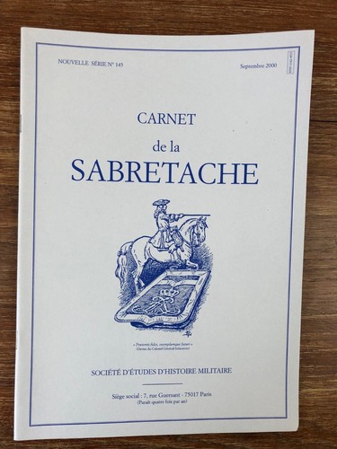 Carnet sabretache 145 - la, #