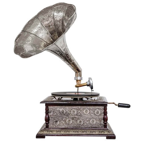 Gramophone avec pavillon - , pour