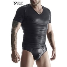T-shirt wetlook noir - REGNES