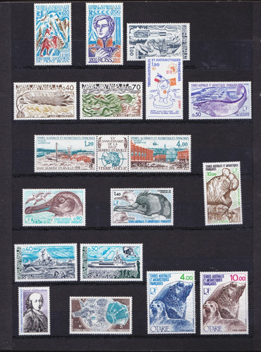 Lot taaf collection timbres - lot,