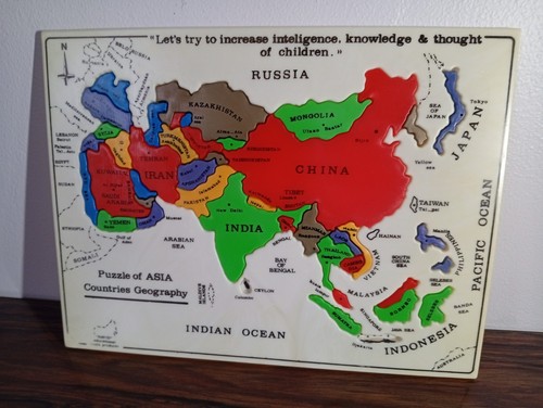 Voir carte de l asie - À, l'asie