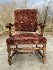 Vieux Fauteuil Louis XIII en