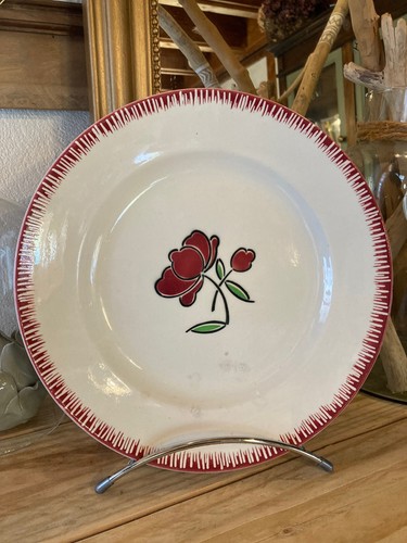 Grand plat porcelaine - plat, en