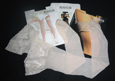 BAS PJ WOLFORD T 1 (X SMALL) BEIGE NYLON LYCRA ROMANTIQUE LINGERIE SEXY GLAMOUR