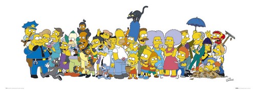 The simpsons star art - the,