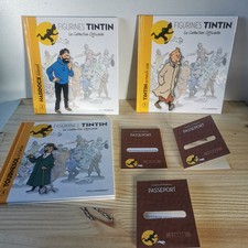  TINTIN Collection officielle  Livret et Passeport Sans Figurines 