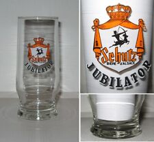RARE VERRE PILS SCHUTZ  JUBILATOR,TBE BIERE BRASSERIE ALSACE,BAS RHIN