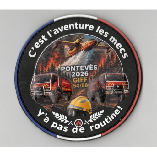 Ecussons pompiers giff 88 - ecussons,