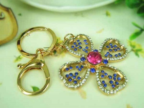 Porte cle fleur - cle,