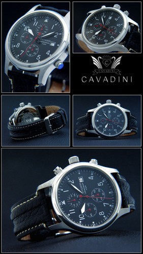 Cavadini montre homme pilote - cavadini,