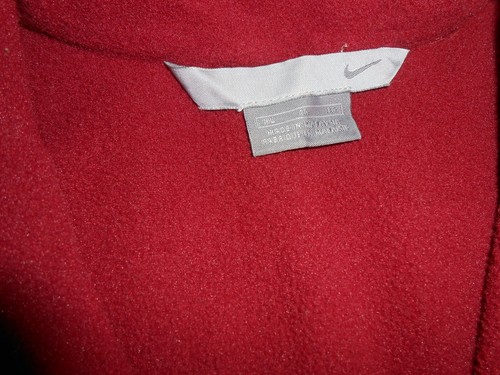 Nike jacket burgundy with - xl,,
