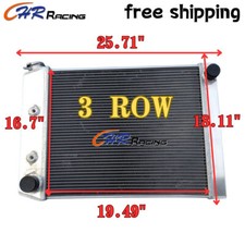 3 ROW Aluminum Radiator for FORD Cortina 6 cylinder TC TD TE TF 1972-1982 AT