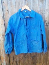 Ancienne Veste Bleu De Travail Ouvrier Paysan T 44
