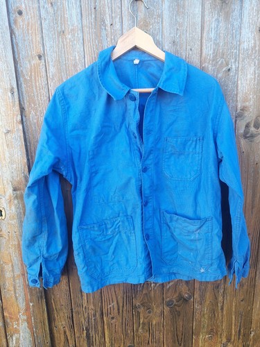 Ancienne veste bleu travail - ancienne,