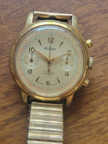 Action chronographe montre - action,
