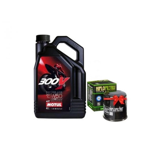 Pack motul 300v 15w50 - motul, +