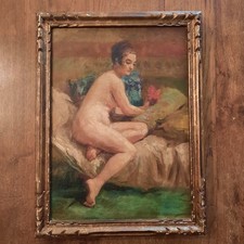 Tableau Huile Toile Portrait