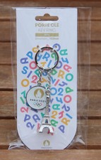 Porte-clés Tour Eiffel + médaille Jeux Olympiques Paris 2024 - NEUF
