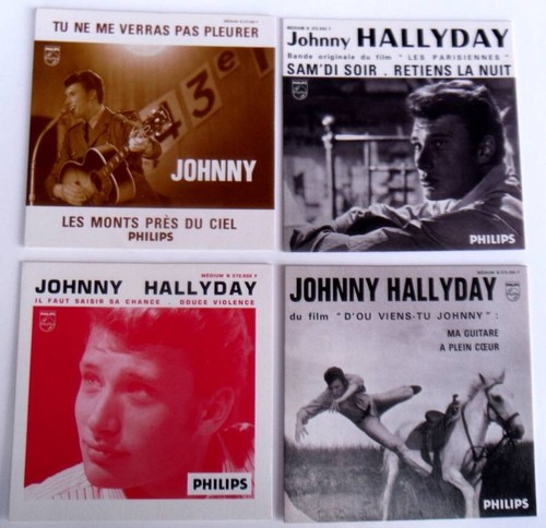 Johnny hallyday 4 rares - johnny,