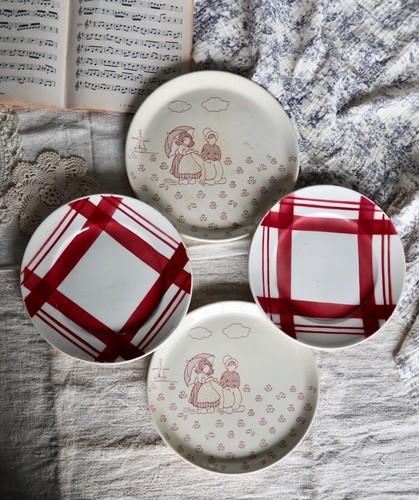 Assiettes dessert vintage - assiettes,