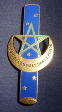 Insigne 122 ° Promotion ESM Saint Cyr " Maréchal Lyautey " - Maroc - Drago