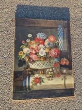 Huile sur toile ancienne