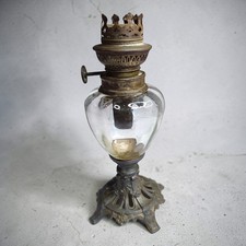Lampe petrole ancienne verre - a,