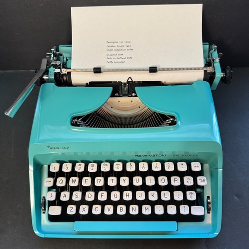 Remington ten forty typewriter - ten,