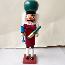 Liquidation Ventes 35.6cm Vacances Casse-Noix Festival Écran en Bois Figurine