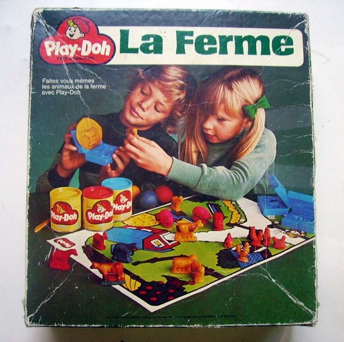 Vintage play doh ferme - play-,