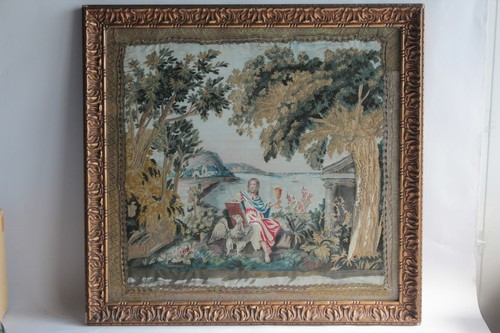 Tableau broderie chenillée - broderie,