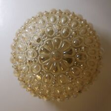 Plafonnier rond globe verre