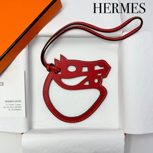 Porte clés breloque cuir - en,