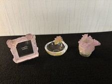 Ensemble toilette en cristal Daum France (prix des 3 pièces)