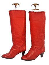 Bottes femme en cuir