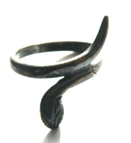 Bague serpent argent - en,