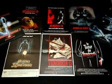VENDREDI 13 part 1.2.3.4.5.6.7.8.9 Friday the 13th Jason Voorhees affiche cinema