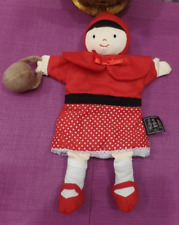 T4G / doudou marionnette petit chaperon rouge HISTOIRE D'OURS STUDIO