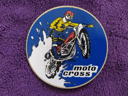 Moto ancien autocollant - moto,
