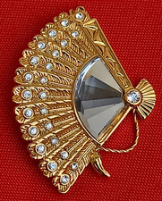 Broche Swarovski signée au