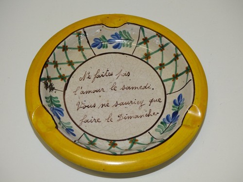 Joli ancien cendrier - ancien,