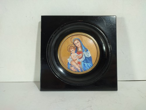 Peinture miniature vierge - miniature, à