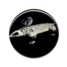 Badge COSMOS 1999 Aigle Lune